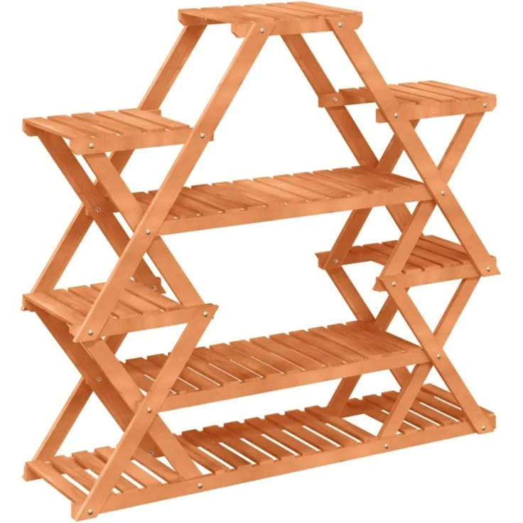 vidaXL Blumenständer 110x25x105 cm Massivholz Tanne 362878 – Bild 1