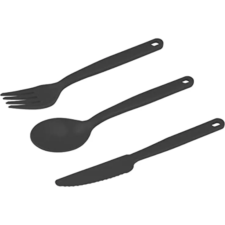 Sea to Summit Camp Cutlery Set charcoal
