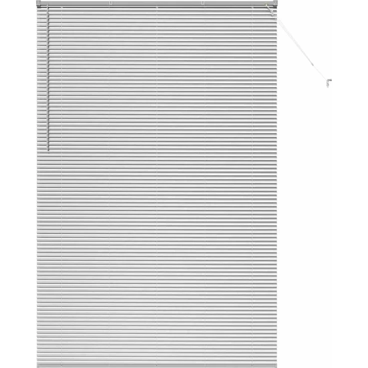 vidaXL Balkenjalousien Silber 220 x 140 cm Aluminium 42005955 – Bild 2