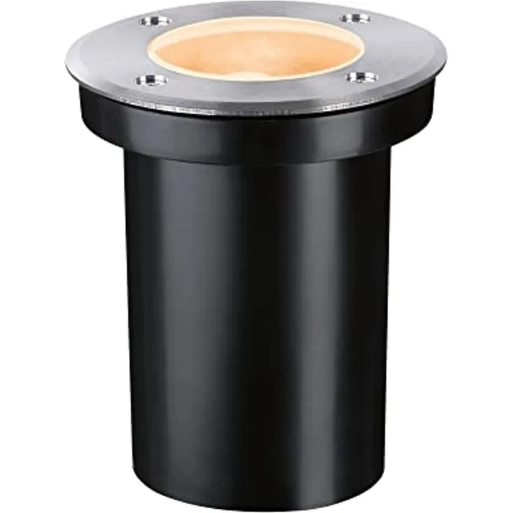 Paulmann 94732 LED Bodeneinbauleuchte Goldlicht rund 110mm Edelstahl