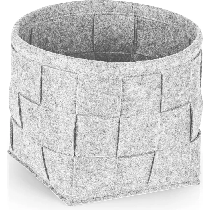 N8WERK Aufbewahrungskorb Filz 24cm hellgrau