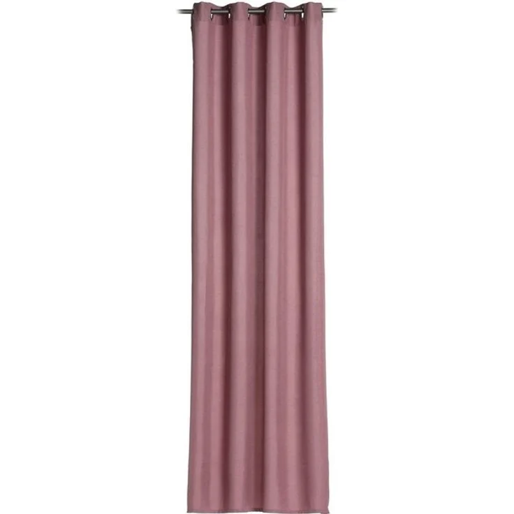 Gözze 'LINUS' Ösenvorhang, 100% Polyester rosa, 140x245 cm – Bild 4