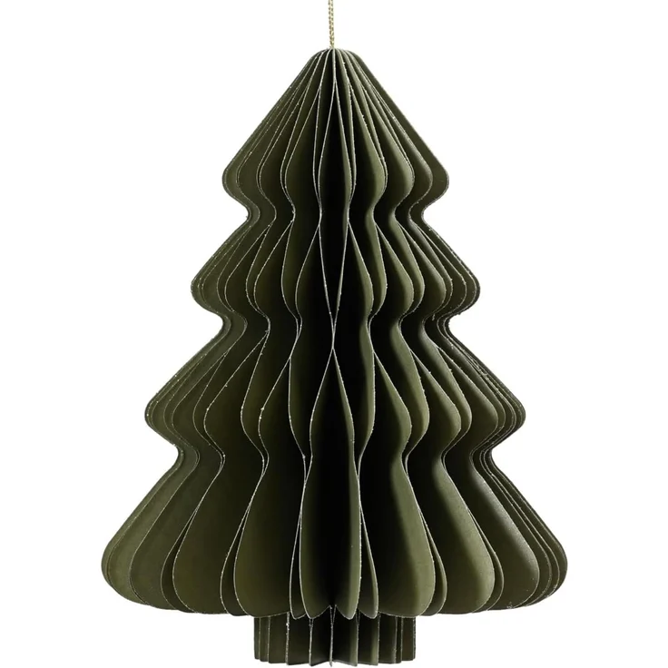 Everlands Weihnachtsbaum 709269 Papier 40x30cm grün