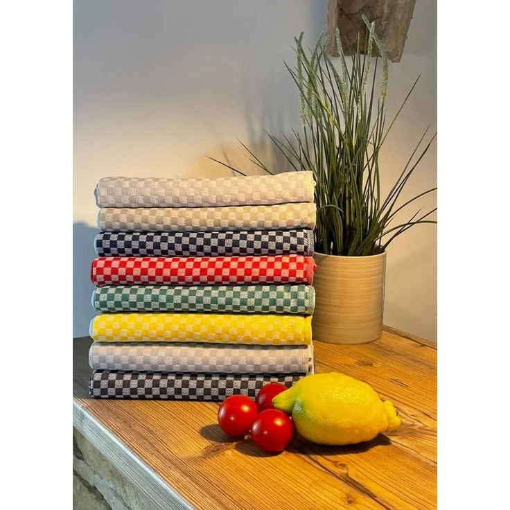 Sansibar Sylt Geschirrtuch Geschirrtücher-Set, 3-tlg, 50x70 cm, 100% Baumwolle, Premium Qualität, (Set, 3x Geschirrtuch, 50x70 cm, zwei verschiedene Designs), Jacquardgewebe, zwei verschiedene Motive – Bild 4