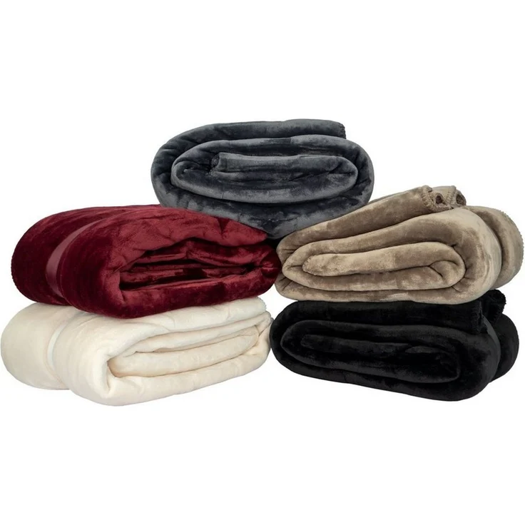 Wohndecke Flanell und Sherpa, VIVA Home, Oberseite weicher Flanell und Rückseite wärmendes Sherpa – Bild 3
