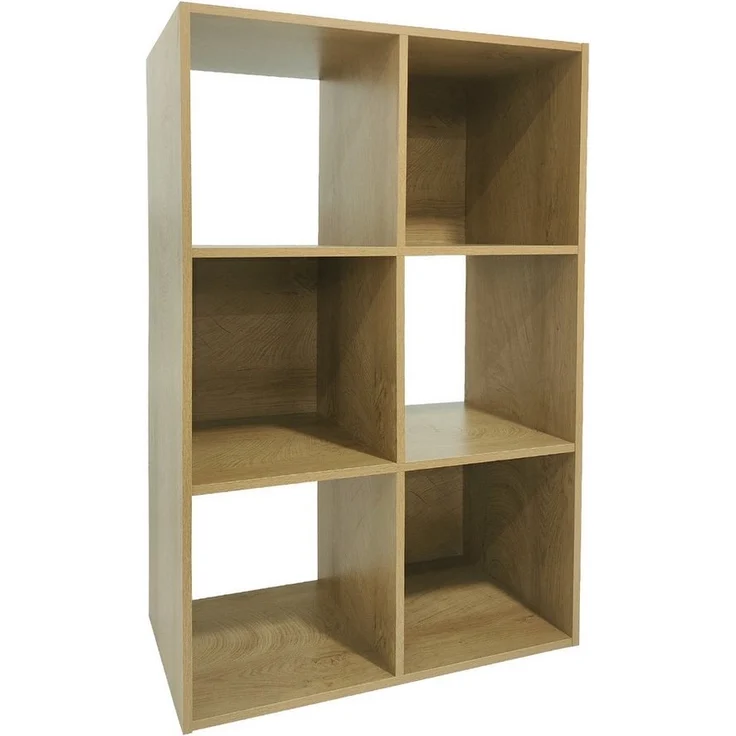 HTI-Living Standregal Regal 60x90 Thekla Baumscheibe, Stück 1-tlg, Standregal 6 Regalfächer – Bild 1