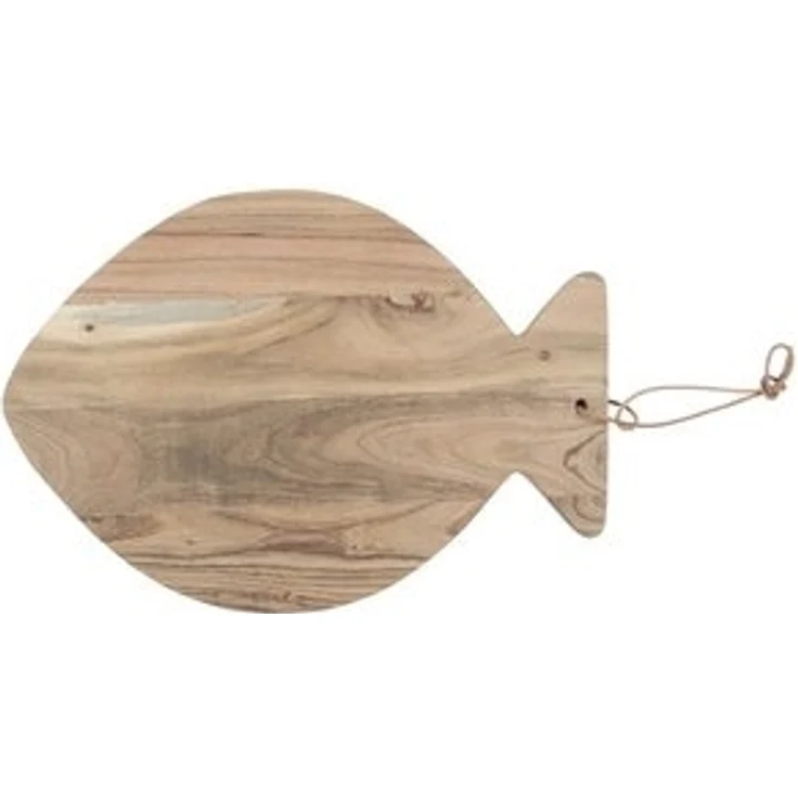 Ib Laursen - Schneidebrett Servierbrett Fisch Rundlich 28x40cm Holz 17101-00 – Bild 6
