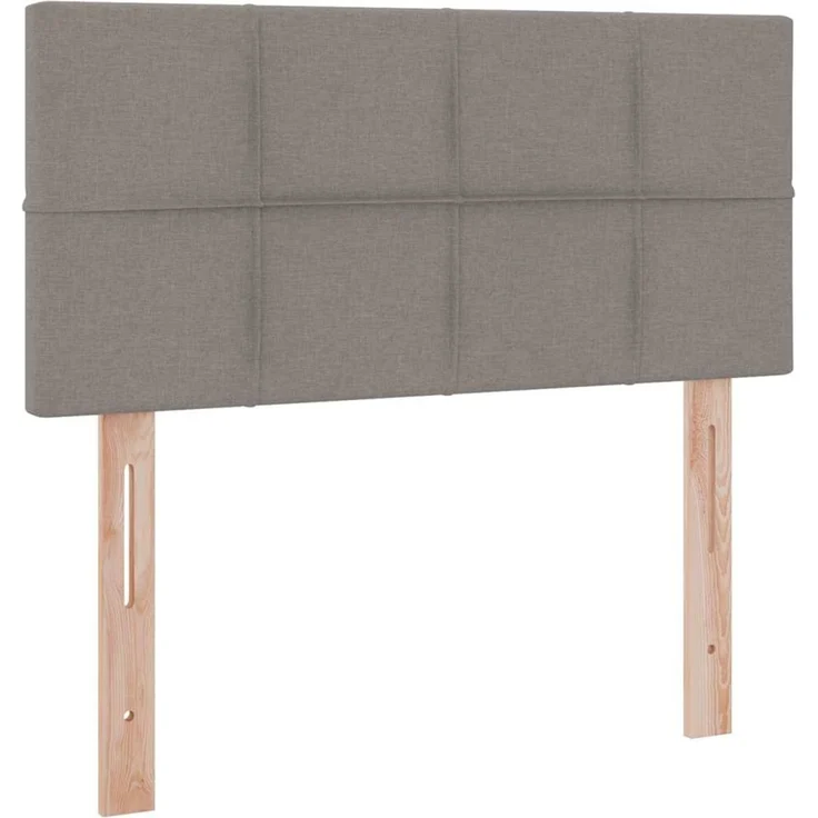 vidaXL LED-Speicherbett mit Matratze Taupe 90 x 200 cm Stoff 3371121 – Bild 10