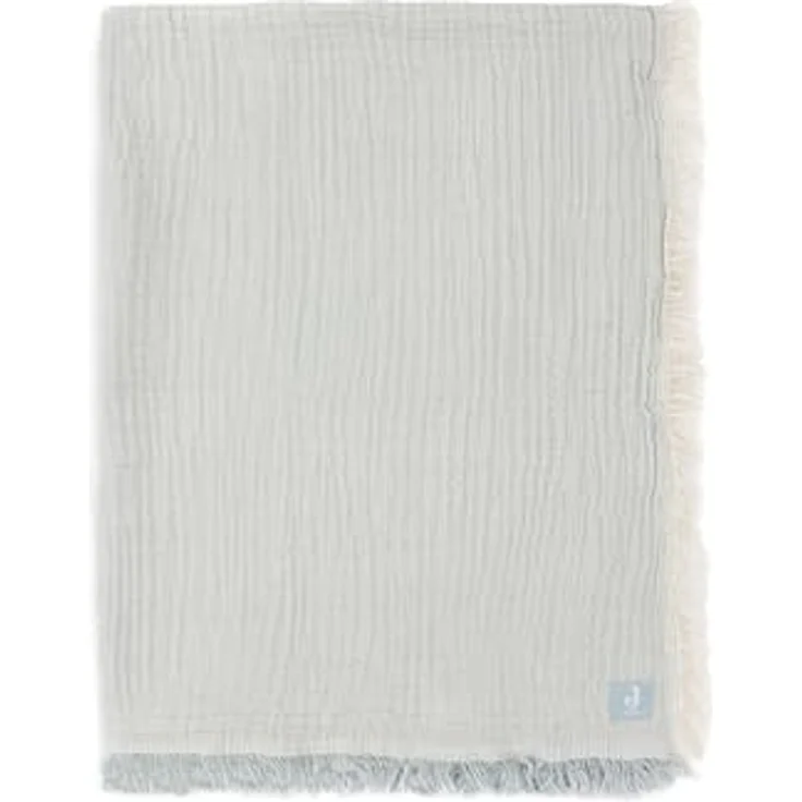 Jollein Decke Babybett - 120 x 120 cm - Fringe Str – Bild 2