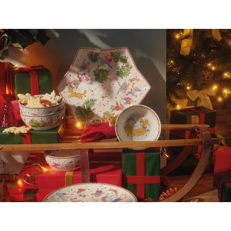 Hutschenreuther Teller Sammelkollektion 2025 Weihnachtsspiele Plätzchenteller 28cm – Bild 3