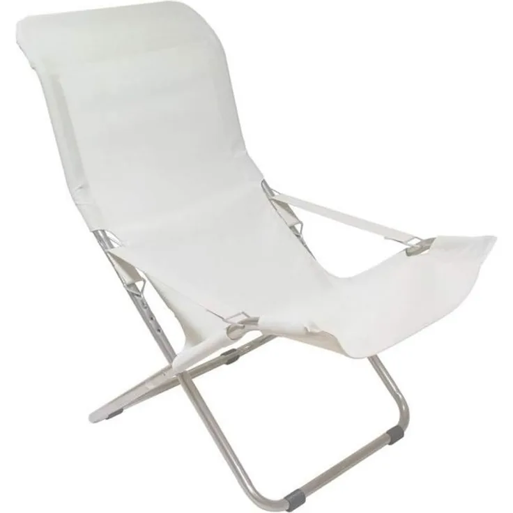 Sessel Fiesta aus Aluminium, Weiß