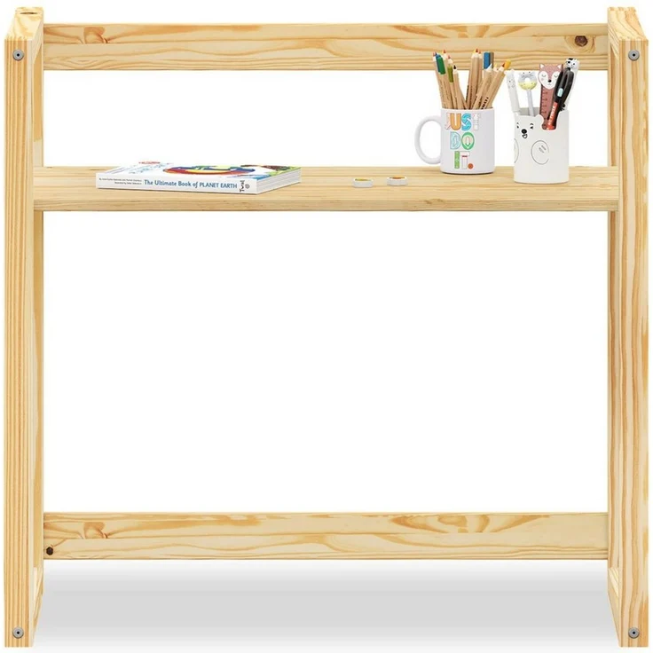 IDIMEX Kinderschreibtisch SUZA, Schülerschreibtisch höhenverstellbar in 4 Stufen aus Massivholz – Bild 2