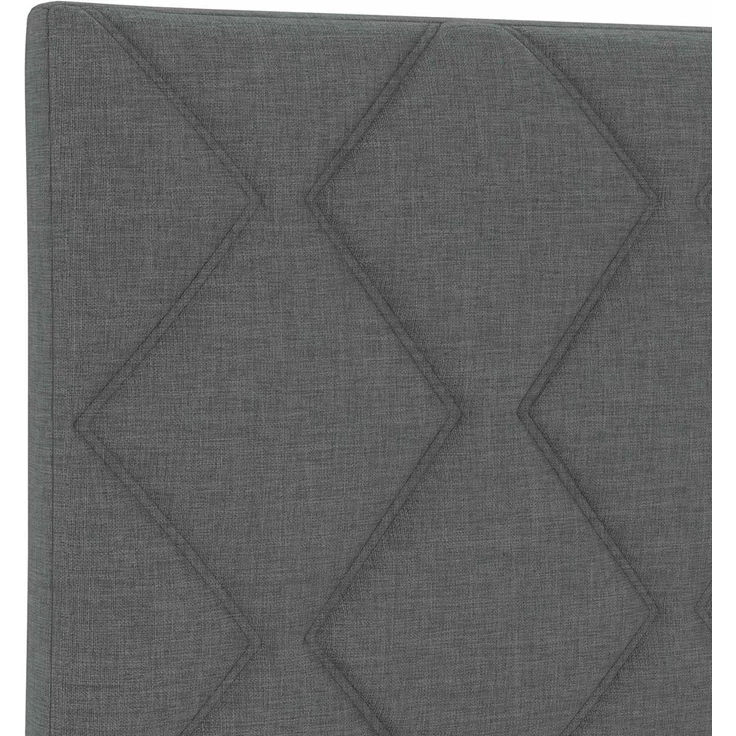 vidaXL LED-Speicherbett mit Matratze Dunkelgrau 140 x 200 cm Stoff 3459130 – Bild 11
