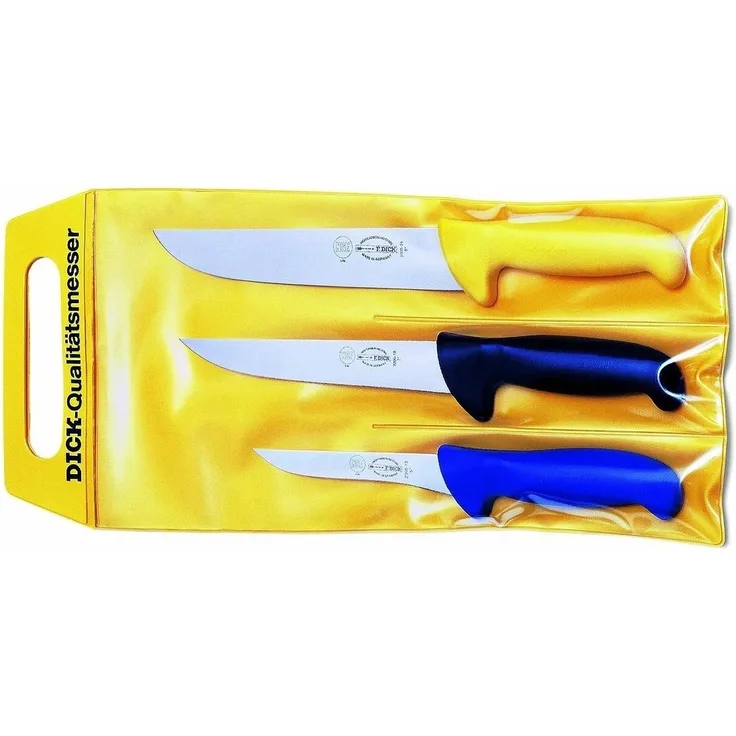 F. DICK Fleischmesser Dick Messersatz 3-tlg. ErgoGrip Fleischermesser 8257000