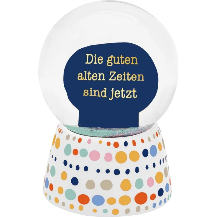 Traumkugel Glitzerkugel Schneekugel Geschenk Sheepworld ZEITEN 74842 – Bild 1