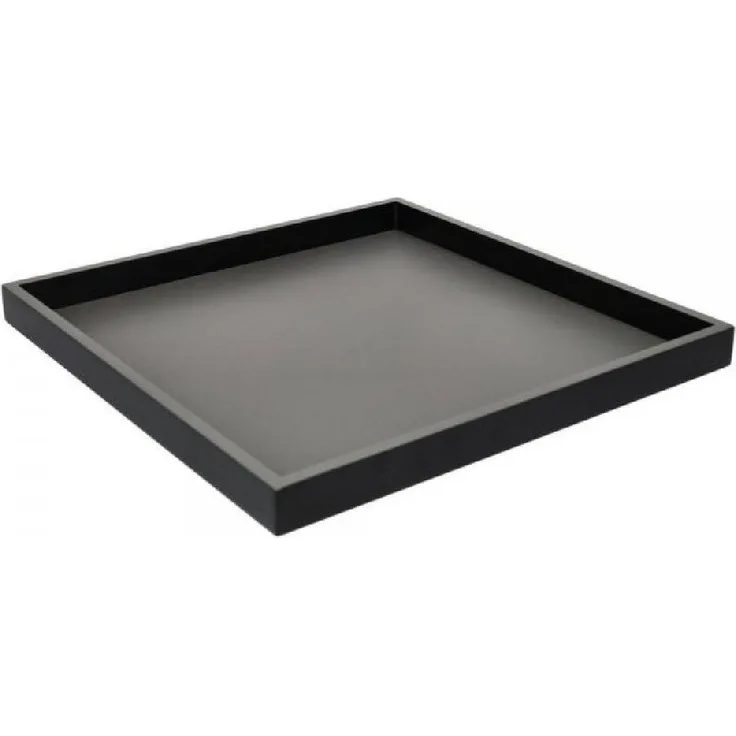 Giftcompany Tablett Neo Tablett quadratisch schwarz 32cm, Holzfaserplatte