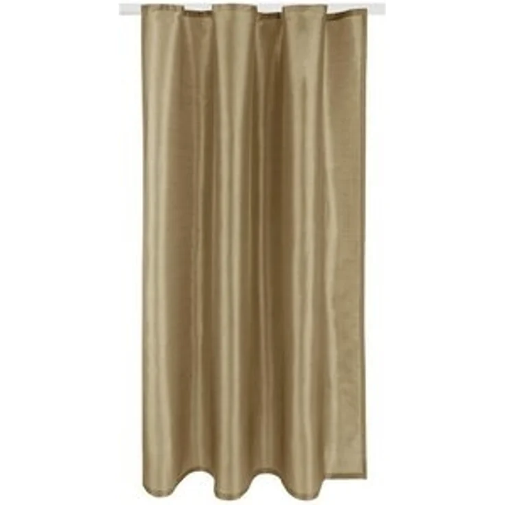 Gardine Blickdicht mit Kräuselband ( Taupe dunkel ) in 140x145cm ( Breite x Höhe ) – Bild 6