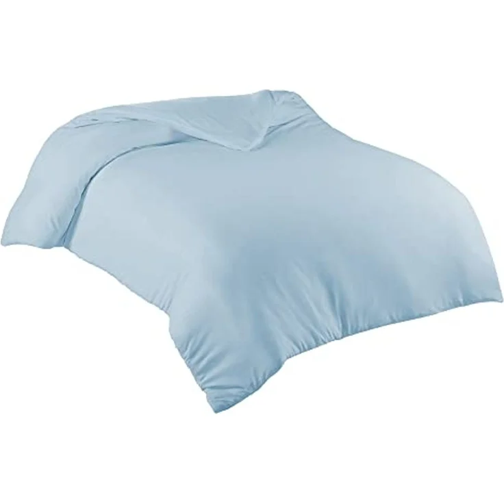 livessa Bettbezug Bettbezug Baumwolle Jersey Bettwäsche Allergiker Reißverschluss, (1 St), 100% Baumwolle Single-Jersey 140 g/m² weich & atmungsaktiv – Bild 1