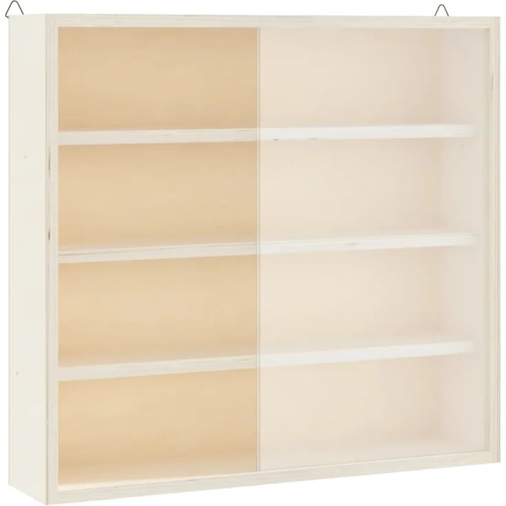 vidaXL Sammlervitrine aus Holz mit Türen 40x8,5x37 cm 4017385 – Bild 3