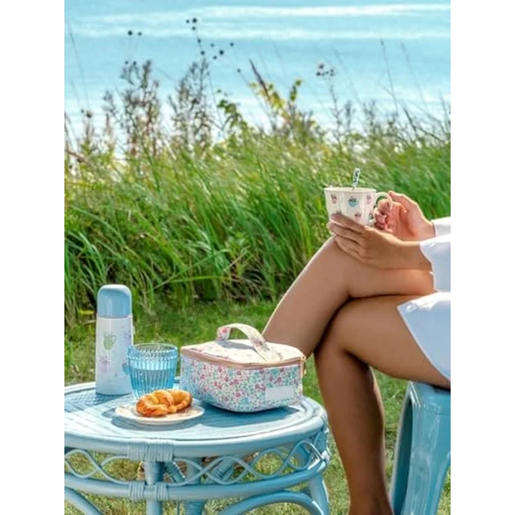Greengate Becher Elle Latte Cup pale blue 0,35l, Steingut – Bild 5