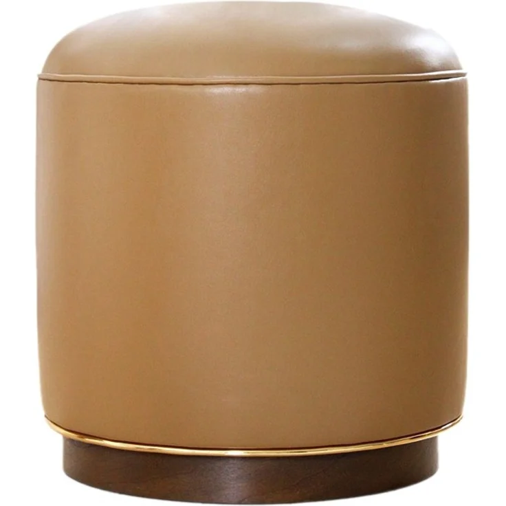 Hanah Home 'Milotte - Beige' Pouffe, Kaffee, 42 x 43 x 42 cm – Bild 10