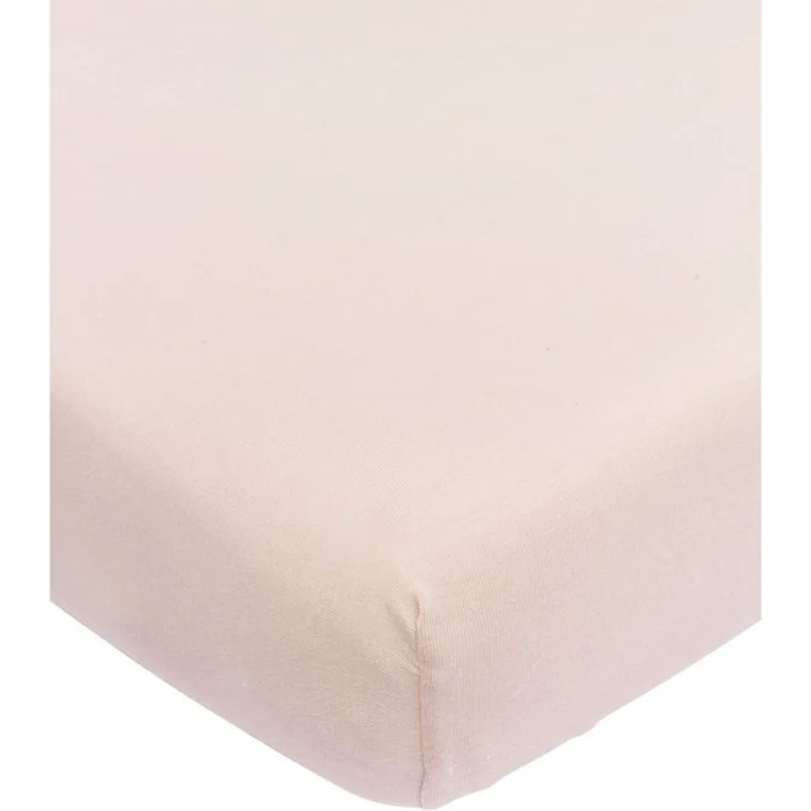 Meyco Baby Spannbettlaken Soft Pink, Jersey, Gummizug: Rundum, (1 Stück), 40x80/90cm - 1-pack – Bild 1