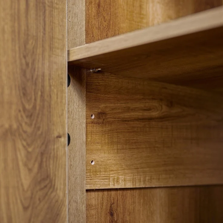 SoBuy KNL02-PF Kücheninsel, Spanplatte, Melamin, Braun, 113 x 106 x 69 cm – Bild 6