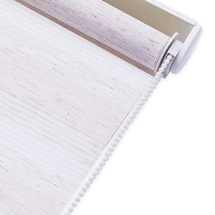 Deswell Doppelrollo Klemmfix ohne Bohren Leinen B85 x H220 cm (Stoffbreite 81cm) Rollos für Fenster ohne Bohren für Fenster mit Lichtdurchlässig & Verdunkelnd/Höhe Stufenlos Verstellbar – Bild 10