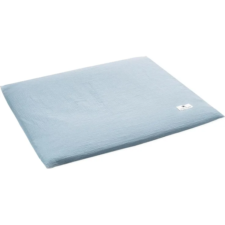 Julius Zöllner Überzug Wickelauflage Musselin denim 75/75 cm