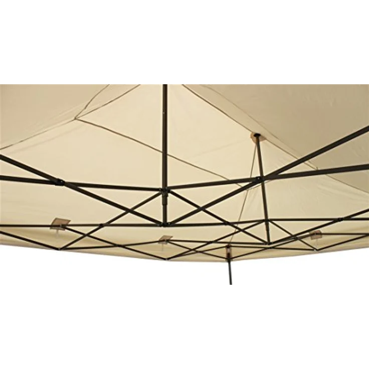All Seasons Gazebos 3x4. 5m vollständig wasserdichtes Faltpavillon - Beige – Bild 7