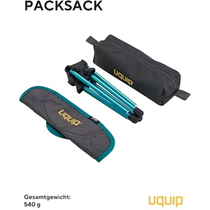 UQUIP Campinghocker Campinghocker Three Sixty Mini 360°, Leichtgewichts Dreibein Hocker 130 kg – Bild 4
