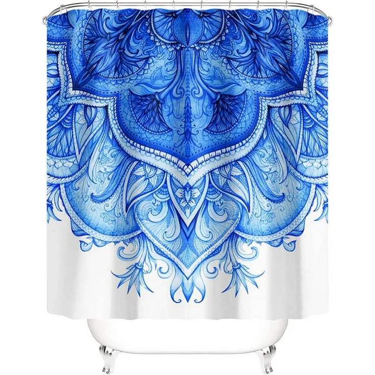 M&W DAS DESIGN Duschvorhang Shower curtains 180x200 Anti schimmel Waschbar bad vorhang – Bild 2