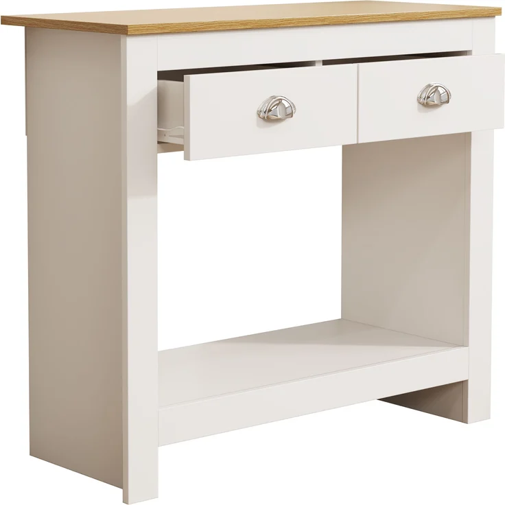 VCM Kommode & Sideboard Balusa 920338 Weiß H. 76 x B. 85 x T. 35 cm – Bild 3