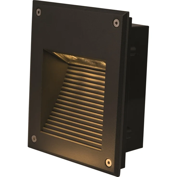 Heitronic 35288 LED Wandeinbauleuchte Dora 195x165mm anthrazit 3000K – Bild 1