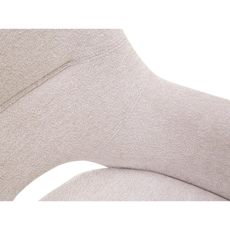 Polsterstuhl SANSIBAR EGERSUND LBH 61x62x89 cm weiß Esszimmerstuhl Freischwinger Schwingstuhl – Bild 4