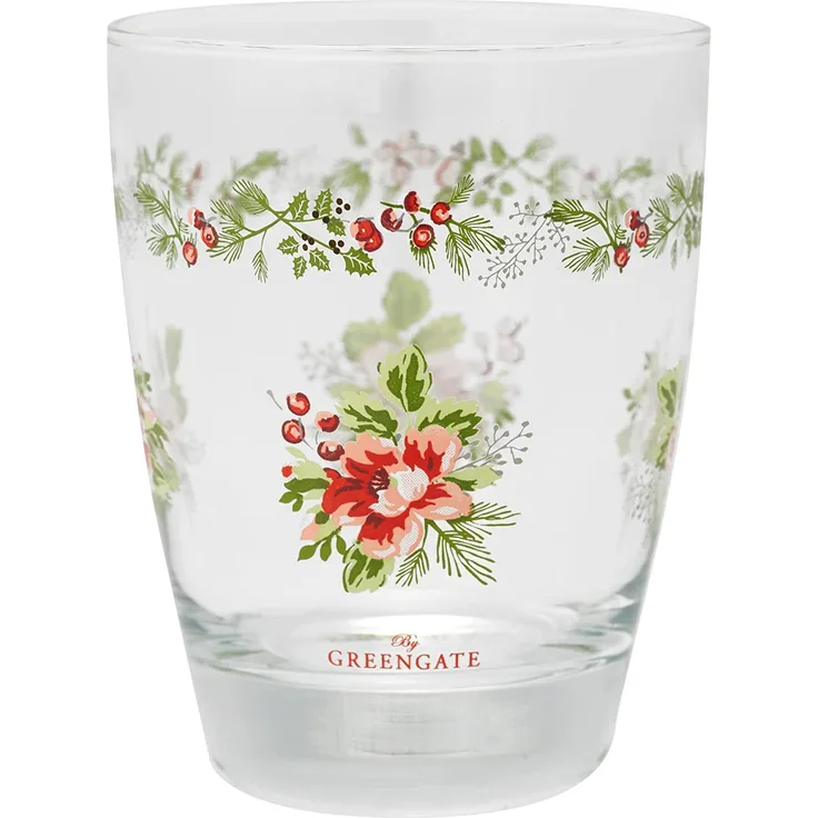 Greengate Wasserglas Charline white