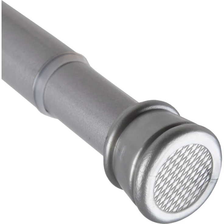 Verstellbare Vorhangstange - Spannstange zum Klemmen Silber Ø22/25 mm 60-90 cm – Bild 1