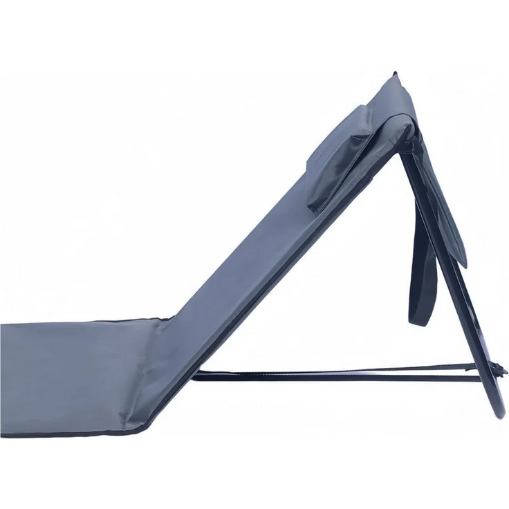 Mojawo Doppelliege Strandliege Strandmatte Rückenlehne Kissen faltbar L152xB51xH41cm – Bild 3