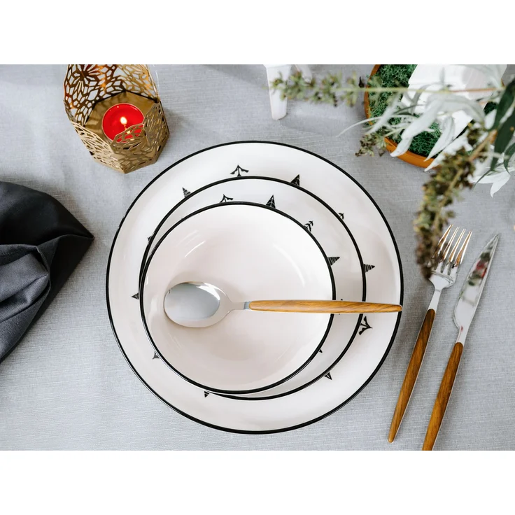 Nordic Christmas Black, Tellerset 8-tlg (mo) – Bild 4