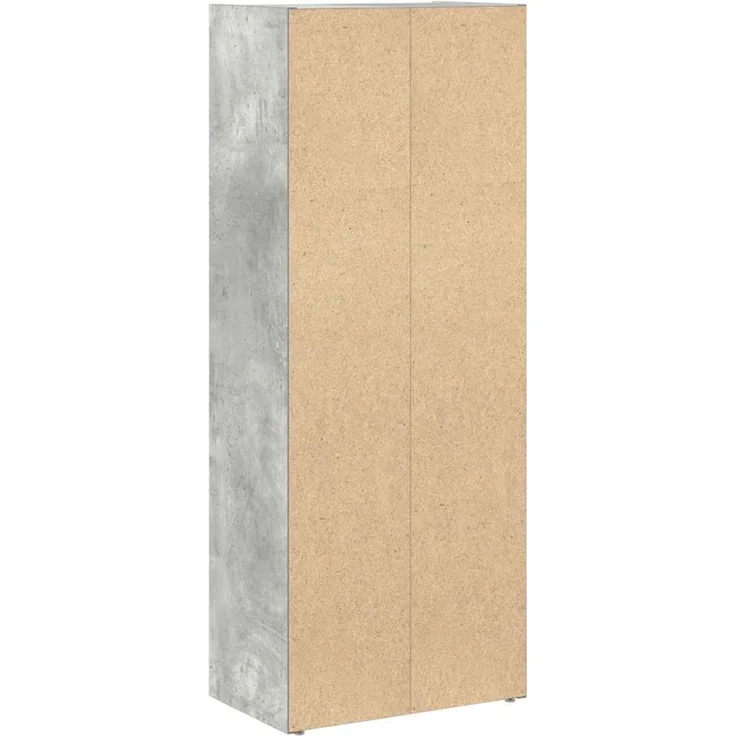 vidaXL Bücherregal Betongrau 40x24x102 cm Holzwerkstoff 860376 – Bild 7