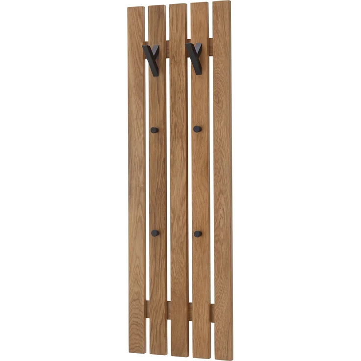 BANTRY Garderobenpaneel - Rund 40 cm / Eiche schwarz gebeizt / ohne Ablage – Bild 36