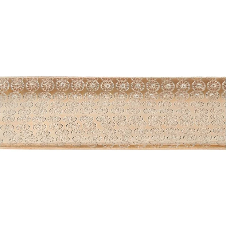 Marrakesch Orient & Mediterran Interior Dekotablett Orientalisches Tablett Kerzentablett Jabar Gold 30cm, Handarbeit – Bild 3