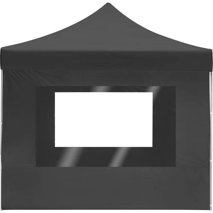 Profi-Partyzelt Faltbar, Gartenzelt mit Wänden Aluminium 4,5x3 m Anthrazit – Bild 7