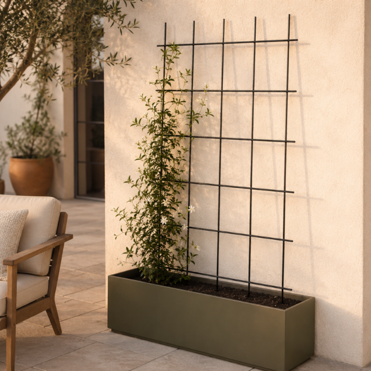 KADAX Gartenspalier für Blumen für Kletterpflanzen 75x150 – Bild 2