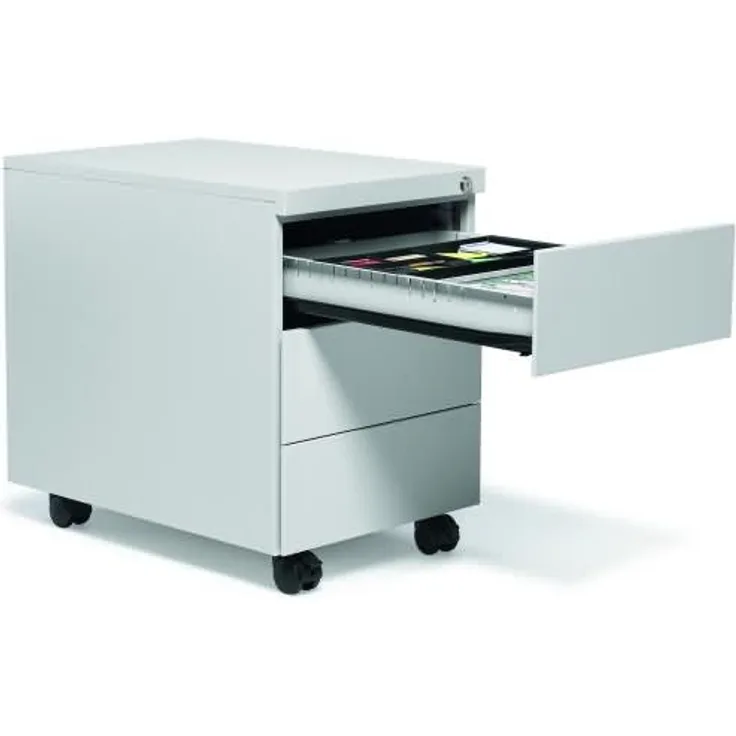 Soennecken Rollcontainer 3xSchub 39x55x79cm lichtgrau