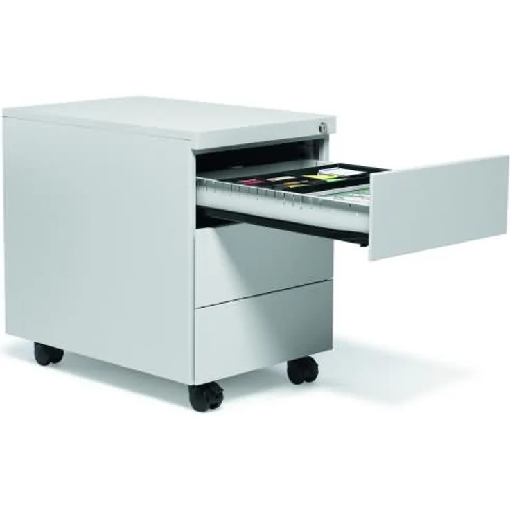 Soennecken Rollcontainer 3xSchub 39x55x79cm lichtgrau