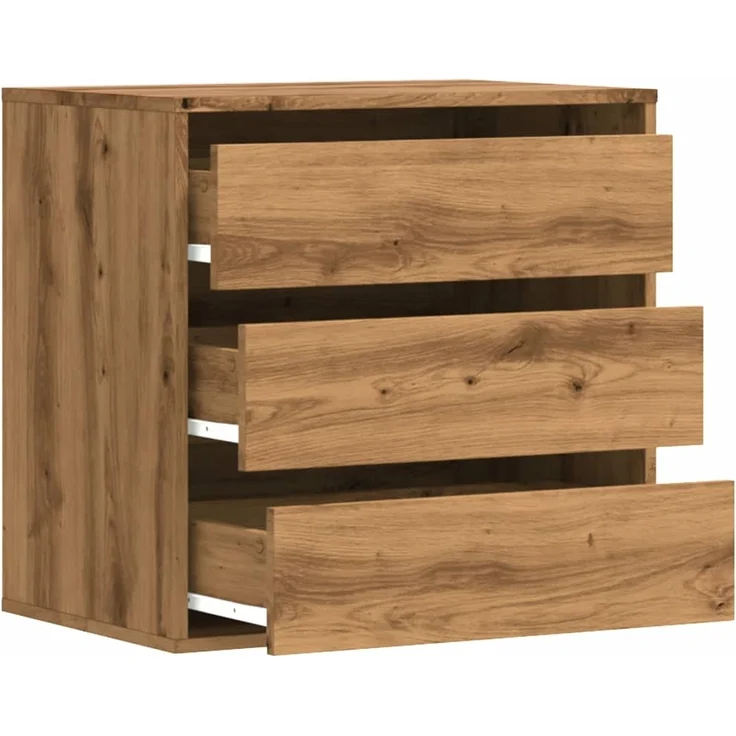 vidaXL Kommode Artisan-Eiche 60x41x58 cm Holzwerkstoff 852851 – Bild 4