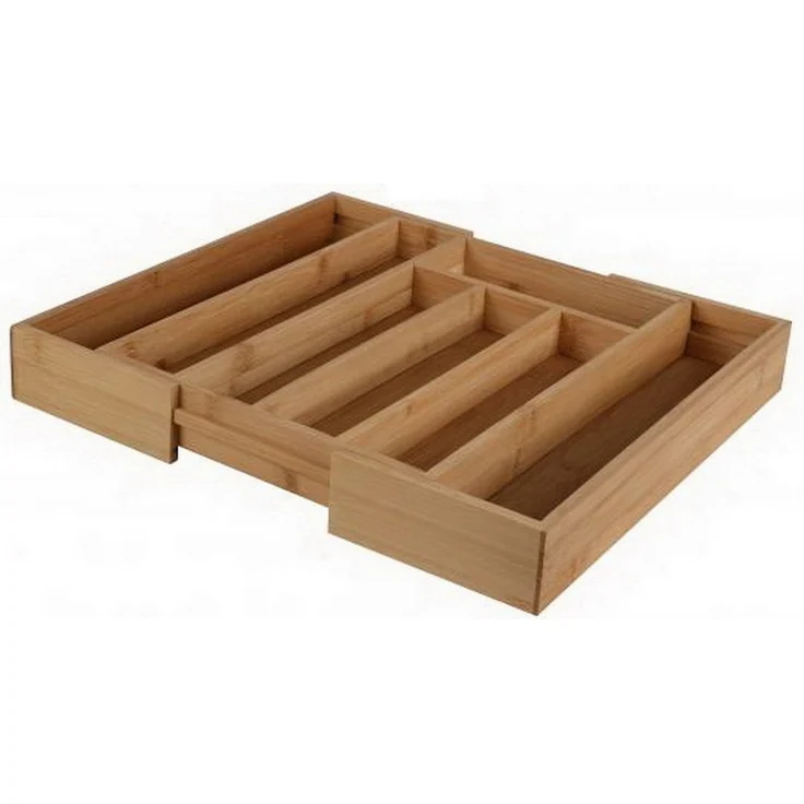 Bambou&Co. Bambus variabler Besteckkasten 30133
