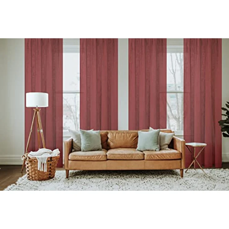 Home Basics Vorhang SOFTY (1 St), Ösen, halbtransparent, Ösenschal SOFTY Uni – Bild 9