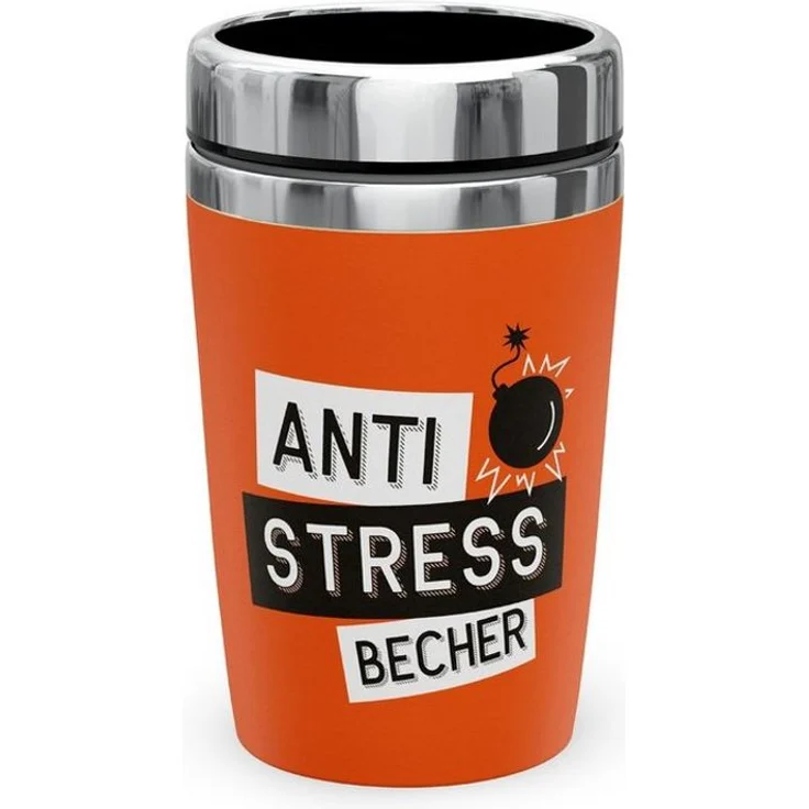 Thermobecher Isolierbecher Thermo Kaffeebecher To Go 240ml la vida MANNTASTISCH Antistress 388301 – Bild 1